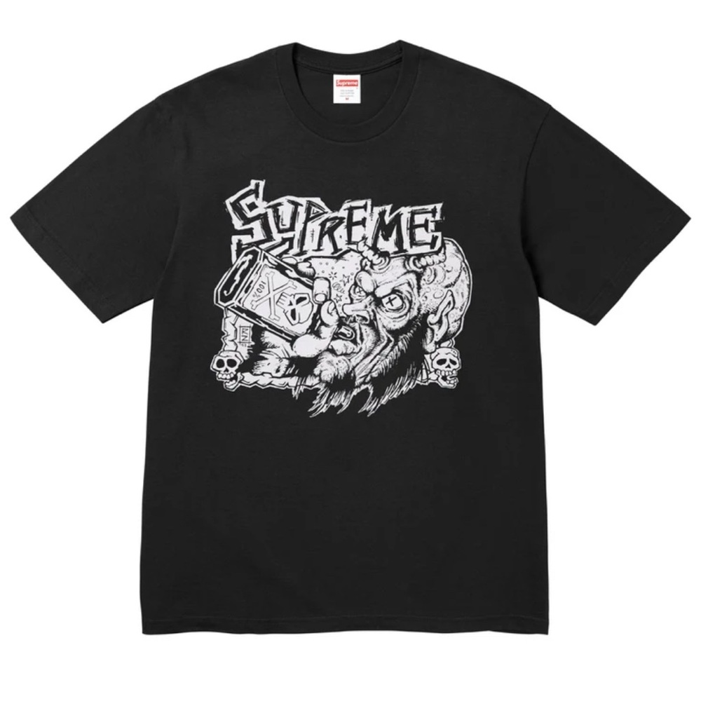 Supreme Fckn Blowout R. Zombie Black Graphic T-Shirt Size XL